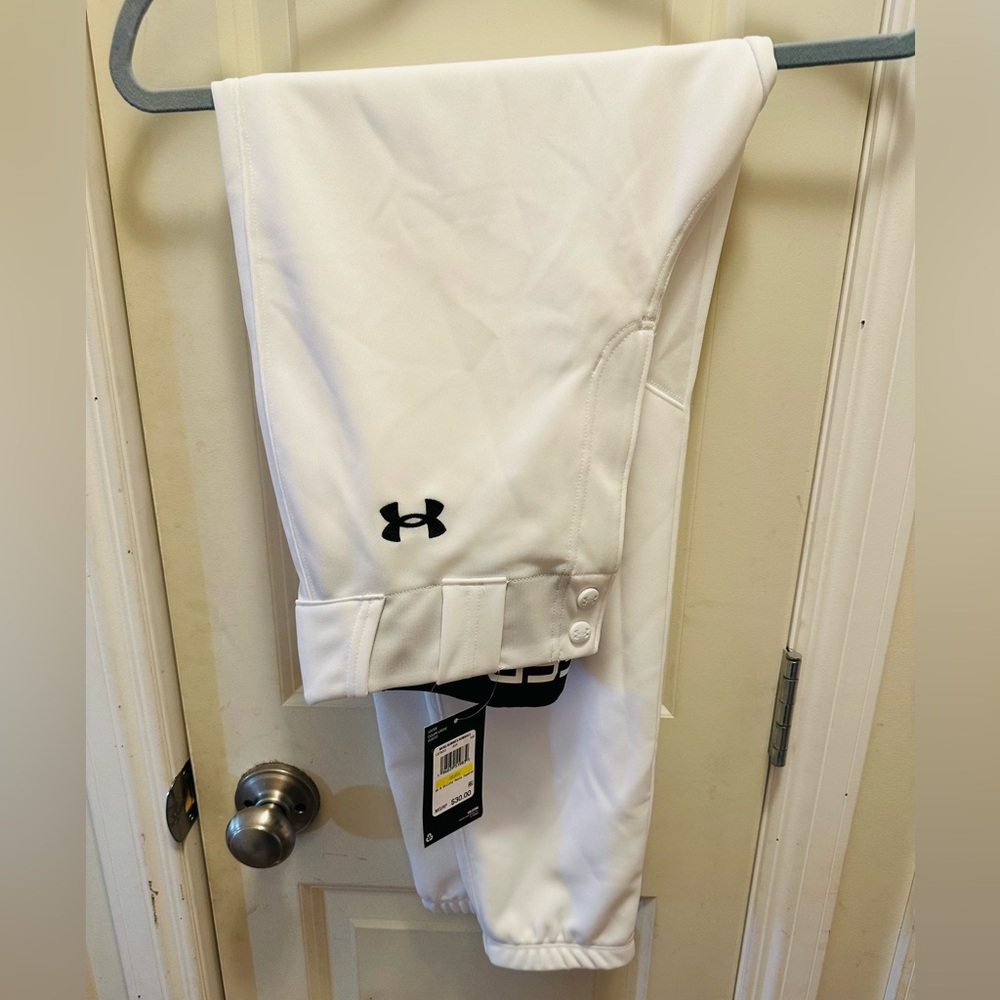 Under Armour White Baseball Utility Pants